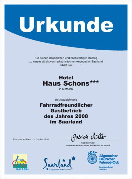 Hotel Haus Schons Mettlach Extérieur photo