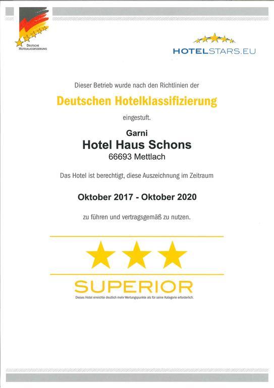 Hotel Haus Schons Mettlach Extérieur photo
